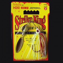 Strike King Bleeding Bait Mini-King 1/8oz #303SG Bleeding Char/W
