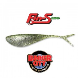Lunker City™ Fin-S® Shad 4" #059 Chartreuse Ice