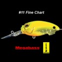 Megabass MR-X Cyclone col. 11 Fine Chart