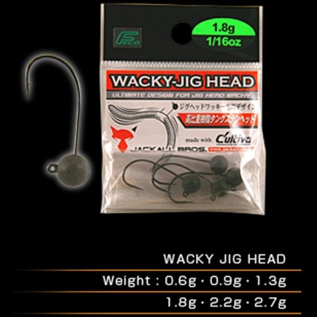 Jackall Wacky Jig Head #3/32oz - 2,7 grs - 3 pack