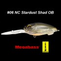Megabass MD-X Cyclone col. 06 NC Stardust Shad OB