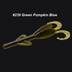 Baby Brush Hog 5 1/4'' col.239 Green Pumpkin Blue