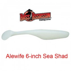 Bass Assassin Sea Shad 6" #108 Alewife