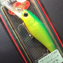 Bevy Shad 75 SP col.019 Lime Chart
