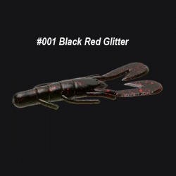Zoom Ultravibe Speed Craw col.001 Black Red Glitter
