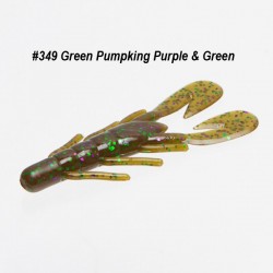 Zoom Ultravibe Speed Craw col.349 Gren Pumpking Purple & Green