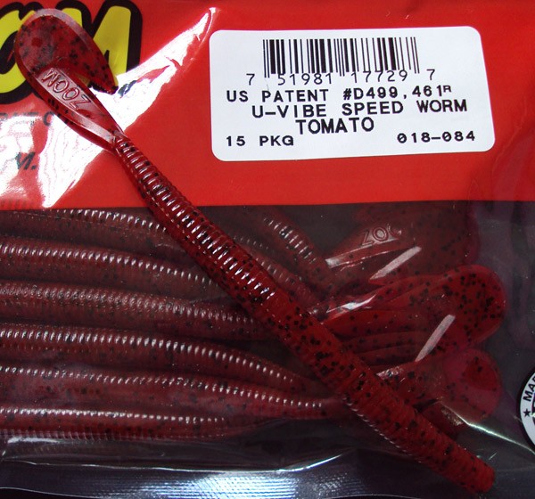 Zoom Ultra-Vibe Speed Worm 6'' col.084 Tomato Especial - Bass Fishing  Store, SL