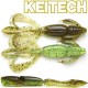 Keitech Crazzy Flapper 3.6" #401 Green Pumpkin/ Chart