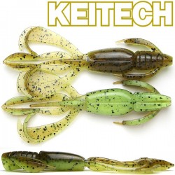 Keitech Crazzy Flapper 3.6" #401 Green Pumpkin/ Chart