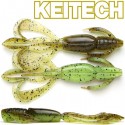 Keitech Crazzy Flapper 3.6" col. 401 Green Pumpkin/ Chart