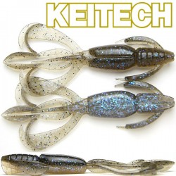 Keitech CrazzyFlapper 3.6" #462 Electric Smoke Craw