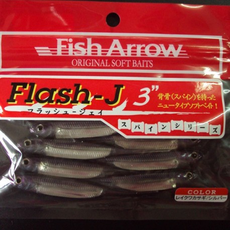 Fish Arrow Flash J 3" #25 Lake Wakasagi/ Silver
