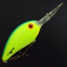 Bomber DB8 Deep Fat Free Shad #CBSP Chartreuse Blue Sparkle