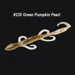 Zoom Lizard 6'' col.235 Green Pumpkin/ Pearl